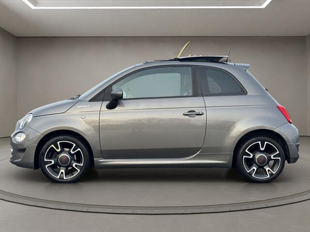 Fiat 500 1.0 Hybrid Sport 2022 GRIJS | Leder | Panorama schuifdak | Displ