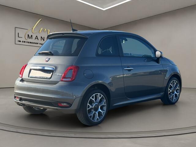 Fiat 500 1.0 Hybrid Sport 2020 GRIJS | Leder | Panoramadak | Displ