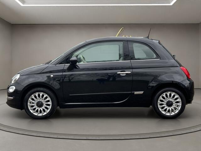 Fiat 500 1.2 Lounge 2017 ZWART | Panoramadak | Apple CarPlay | Benzine |