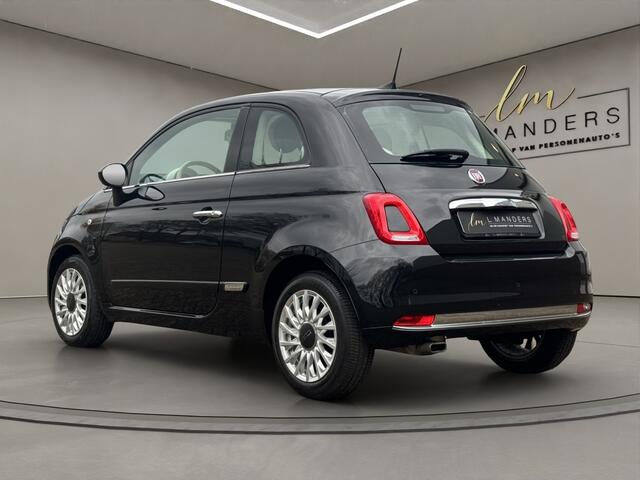 Fiat 500 1.2 Lounge 2017 ZWART | Panoramadak | Apple CarPlay | Benzine |