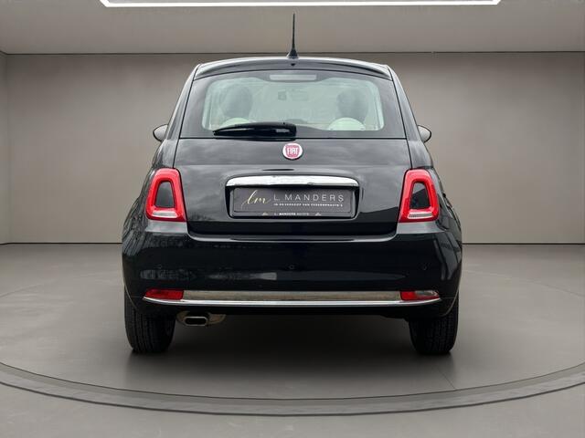 Fiat 500 1.2 Lounge 2017 ZWART | Panoramadak | Apple CarPlay | Benzine |