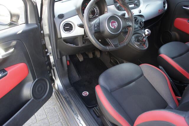 Fiat 500 0.9 TWINAIR TURBO 500S ARCO/LEDER-STOF/16INCH LICHTMETAAL PERFEC
