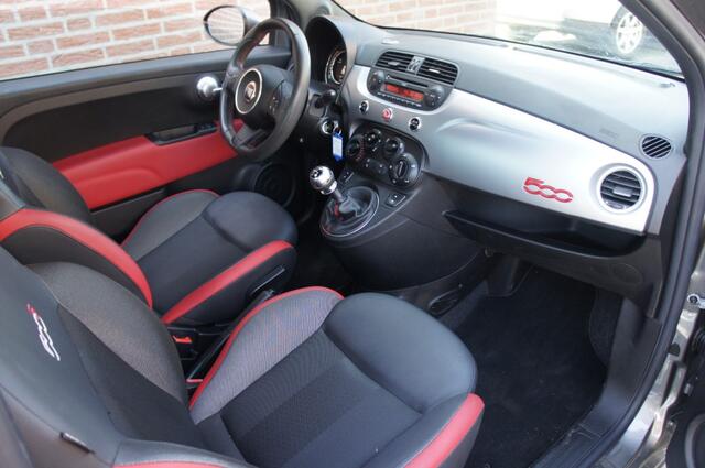 Fiat 500 0.9 TWINAIR TURBO 500S ARCO/LEDER-STOF/16INCH LICHTMETAAL PERFEC