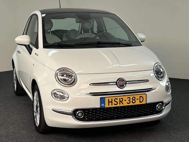 Fiat 500 1.0 Hybrid Dolcevita 70 PK Climate & Cruise Control / PDC / Carplay / Navi / Half leder / Panoramadak