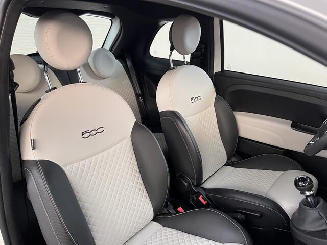 Fiat 500 1.0 Hybrid Dolcevita 70 PK Climate & Cruise Control / PDC / Carplay / Navi / Half leder / Panoramadak