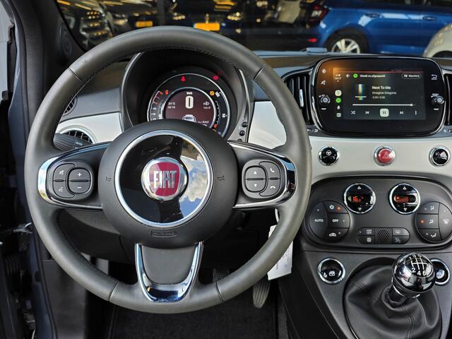 Fiat 500 1.0 Hybrid Sport! i1 Eig! CarPlay! Schuif/Pano Dak! Zondag OPEN!
