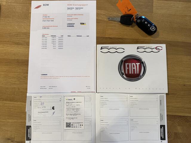 Fiat 500 1.0 Hybrid Cult / 9.886km!! / Nap / uniek /