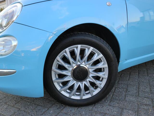 Fiat 500 1.2 Lounge Navigatie babyblauw