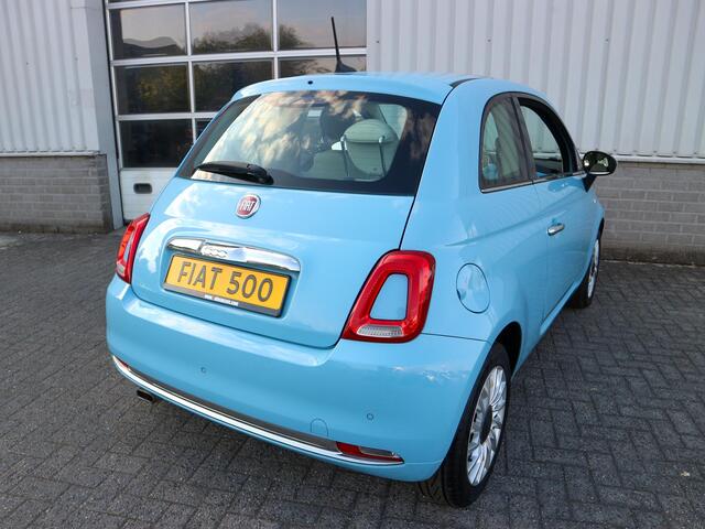 Fiat 500 1.2 Lounge Navigatie babyblauw