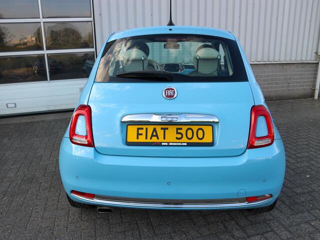 Fiat 500 1.2 Lounge Navigatie babyblauw