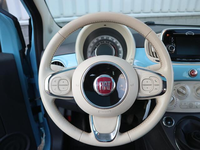 Fiat 500 1.2 Lounge Navigatie babyblauw