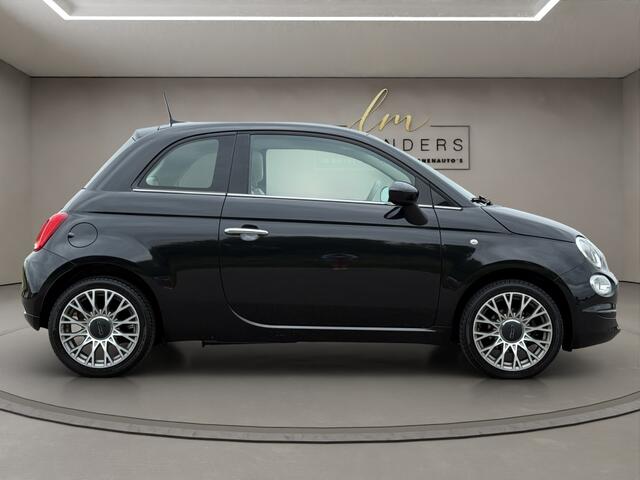 Fiat 500 1.2 Lounge 2018 ZWART | Panoramadak | Apple CarPlay | Airco