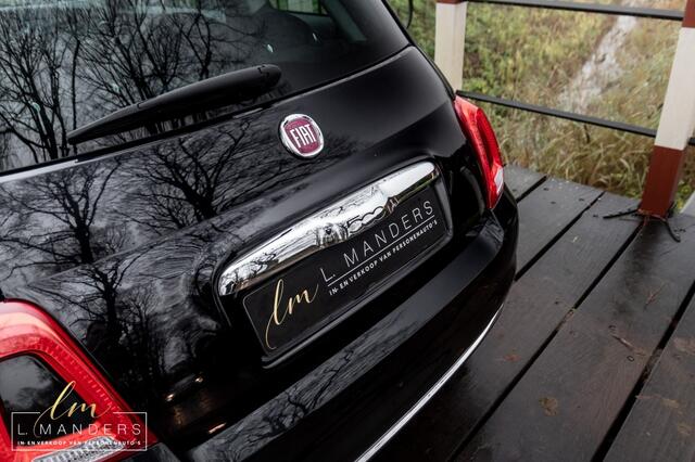 Fiat 500 1.2 Lounge 2016 ZWART | Automaat | Panoramadak | Climate Control