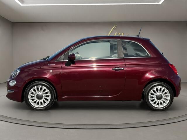 Fiat 500 1.0 Hybrid Dolcevita 2021 BORDEAUX | Apple CarPlay | Panoramadak