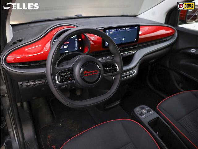 Fiat 500 RED 42 kWh Camera Applecarplay | Stoelverwarming