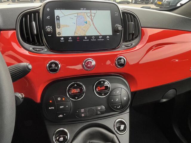 Fiat 500 1.0 Hybrid Dolcevita Navigatie, Climate Control, Cruise Control, 15"Lm, Mistlampen,