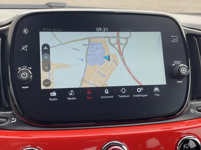 Fiat 500 1.0 Hybrid Dolcevita Navigatie, Climate Control, Cruise Control, 15"Lm, Mistlampen,