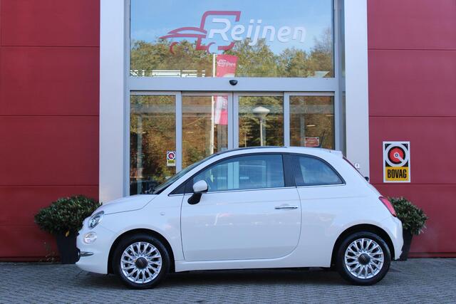 Fiat 500 1.0 72PK HYbrid DOLCEVITA FINALE | PANORAMA DAK | APPLE CARPLAY / ANDROID AUTO | ELEKTRISCHE RAMEN VOOR | PARKEERSENSOREN ACHTER | LED DAGRIJVERLICHTING | 15"LICHTMETALEN VELGEN | CRUISE CONTROL | IN 2 DELEN NEERKLAPBARE ACHTERBANK | AIRCO | MISTLAMPEN V