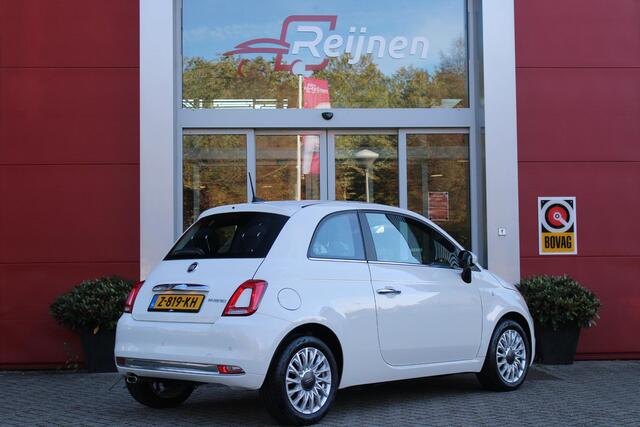 Fiat 500 1.0 72PK HYbrid DOLCEVITA FINALE | PANORAMA DAK | APPLE CARPLAY / ANDROID AUTO | ELEKTRISCHE RAMEN VOOR | PARKEERSENSOREN ACHTER | LED DAGRIJVERLICHTING | 15"LICHTMETALEN VELGEN | CRUISE CONTROL | IN 2 DELEN NEERKLAPBARE ACHTERBANK | AIRCO | MISTLAMPEN V