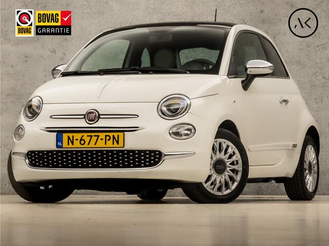 Fiat 500 1.0 Hybrid Dolcevita (PANORAMADAK, CHROME PAKKET, APPLE CARPLAY, LEDER, PARKEERSENSOREN, SPORTSTOELEN, CRUISE, ZWART HEMEL, LM VELGEN, NIEUWE APK, NIEUWSTAAT)