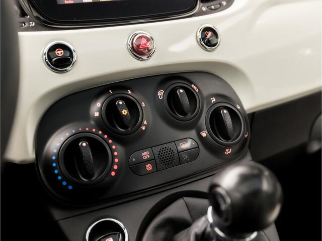 Fiat 500 1.0 Hybrid Dolcevita (PANORAMADAK, CHROME PAKKET, APPLE CARPLAY, LEDER, PARKEERSENSOREN, SPORTSTOELEN, CRUISE, ZWART HEMEL, LM VELGEN, NIEUWE APK, NIEUWSTAAT)