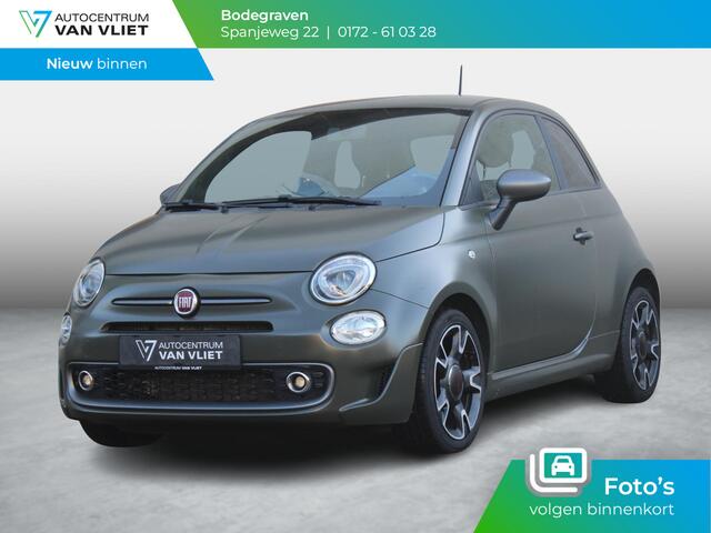 Fiat 500 0.9 TwinAir Turbo Sport | MAT GROEN | NAVIGATIE | LEDEREN BEKLEDING |