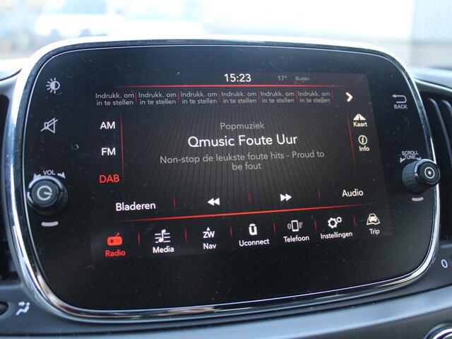 Fiat 500 0.9 TwinAir Turbo Sport | MAT GROEN | NAVIGATIE | LEDEREN BEKLEDING |