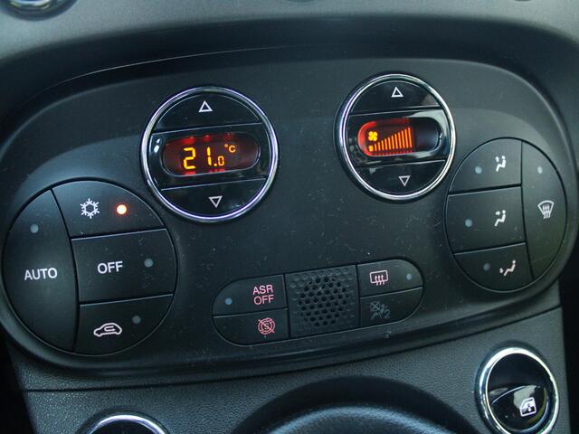 Fiat 500 0.9 TwinAir Turbo Sport | MAT GROEN | NAVIGATIE | LEDEREN BEKLEDING |