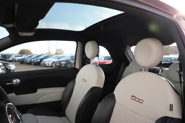 Fiat 500 1.0 Hybrid Star Panoramadak Two Tone Interieur Half Leder Carplay Navigatie 15 inch LMV Cruise Control Airco Parkeersensor