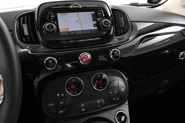 Fiat 500 1.2 Lounge | Lederen Bekleding | Navigatie | Panoramadak | Climate Control | Cruise control | DAB Lichtmetalen Velgen