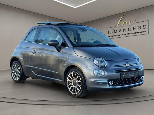 Fiat 500 0.9 TwinAir Turbo Lounge 2019 GRIJS | Schuifdak | Airco | Naviga