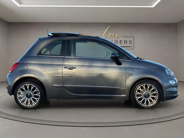 Fiat 500 0.9 TwinAir Turbo Lounge 2019 GRIJS | Schuifdak | Airco | Naviga