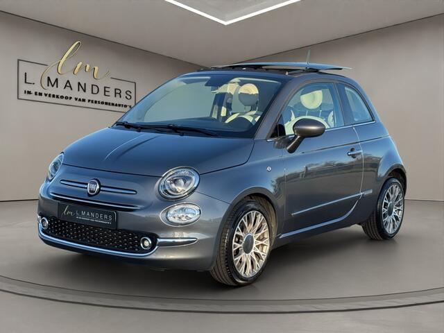 Fiat 500 0.9 TwinAir Turbo Lounge 2019 GRIJS | Schuifdak | Airco | Naviga