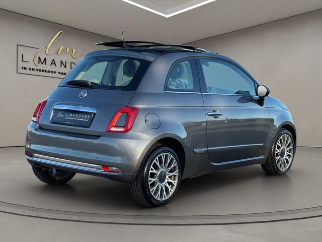Fiat 500 0.9 TwinAir Turbo Lounge 2019 GRIJS | Schuifdak | Airco | Naviga