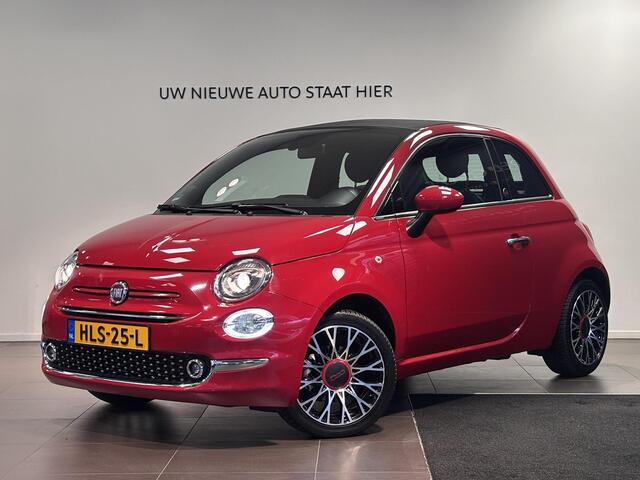 Fiat 500C Cabio RED 1.0 Hybrid 70pk | NAVI | CLIMA | DAB+ | 16" LM-VELGEN | PARKEERHULP | APPLE CARPLAY / ANDROID AUTO |