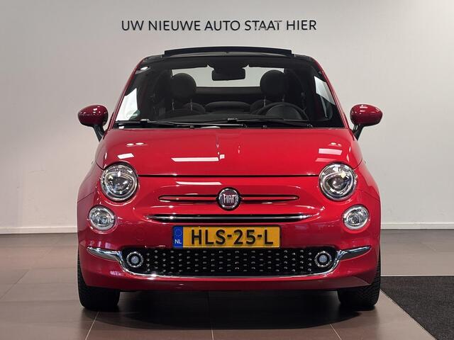 Fiat 500C Cabio RED 1.0 Hybrid 70pk | NAVI | CLIMA | DAB+ | 16" LM-VELGEN | PARKEERHULP | APPLE CARPLAY / ANDROID AUTO |
