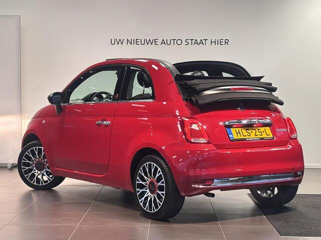 Fiat 500C Cabio RED 1.0 Hybrid 70pk | NAVI | CLIMA | DAB+ | 16" LM-VELGEN | PARKEERHULP | APPLE CARPLAY / ANDROID AUTO |
