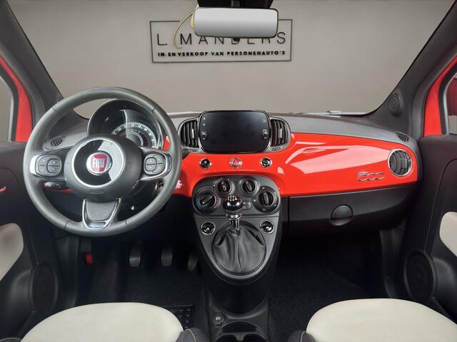 Fiat 500C 1.0 Hybrid Dolcevita 2022 ORANJE | Cabriolet | Leder