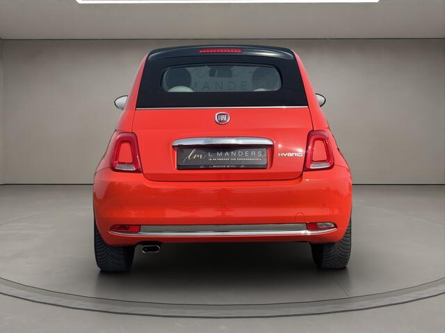 Fiat 500C 1.0 Hybrid Dolcevita 2022 ORANJE | Cabriolet | Leder