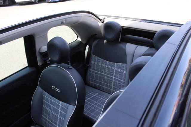 Fiat 500C 0.9 TwinAir Turbo Lounge Airco, PDC, LM Velgen Connect scherm DAB radio