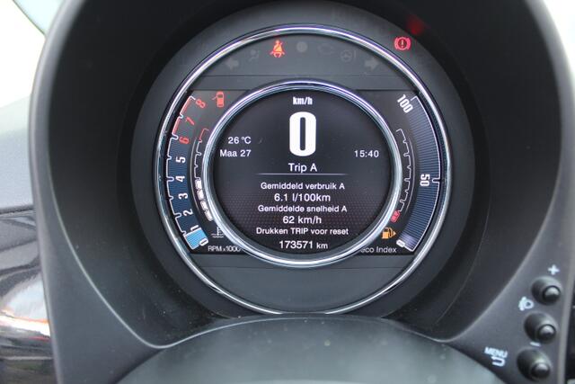 Fiat 500C 0.9 TwinAir Turbo Lounge Airco, PDC, LM Velgen Connect scherm DAB radio