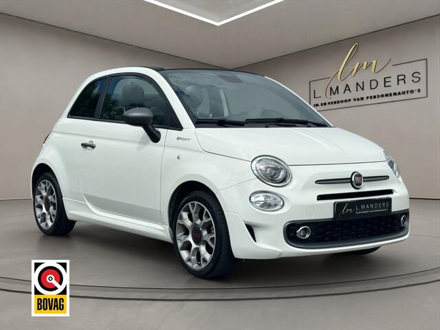 Fiat 500C 1.0 Hybrid Sport 2022 WIT | Cabrio | Leder | Display