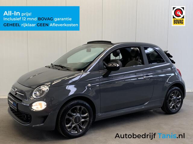 Fiat 500C 1.0 Hybrid Sport AIRCO-LEDER-NAVI by CARPLAY-CRUISE-LMV