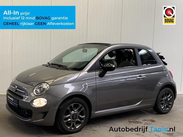 Fiat 500C 1.0 Hybrid Sport AIRCO-LEDER-NAVI by CARPLAY-CRUISE-LMV