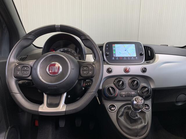 Fiat 500C 1.0 Hybrid Sport AIRCO-LEDER-NAVI by CARPLAY-CRUISE-LMV