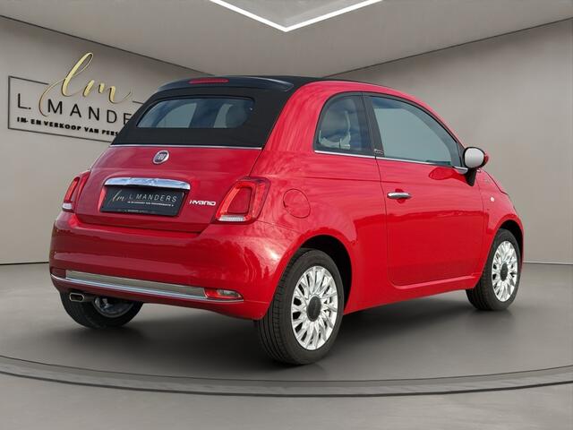 Fiat 500C 1.0 Hybrid Dolcevita 2021 ROOD | Cruise Control | Apple CarPlay