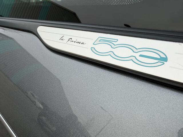 Fiat 500C La Prima 42 kWh | Leer | Camera | Stoelverwarming | Carplay |