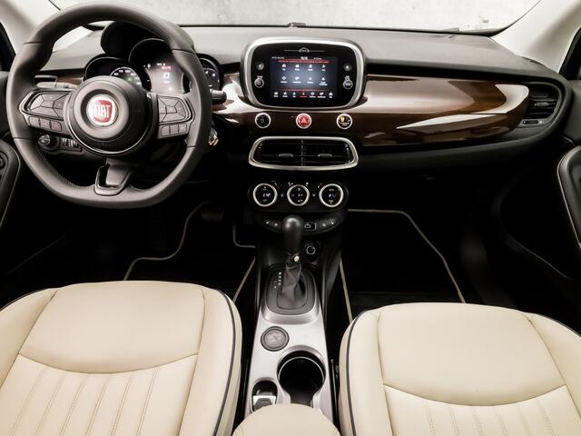 Fiat 500X 1.3 GSE Yacht Club Capri 150Pk Automaat (APPLE CARPLAY, GROOT NAVI, CAMERA, LEDEREN SPORTSTOELEN, STOELVERWARMING, KEYLESS, LED KOPLAMPEN, LANE ASSIST, DAB+, NIEUWE APK, NIEUWSTAAT)