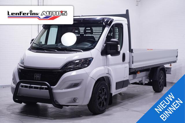 Fiat DUCATO 2.2 MJet 140 pk L4 Black&White Edition Pick Up /Open Laadbak Airco, Cruise Control, 3-Zits, LxBxH 420x202x40 cm, BPM vrij