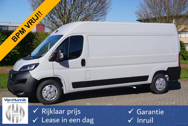 Fiat DUCATO Maxi 35 2.2 180PK L3H2 Automaat BPM VRIJ!! Clima, Navi, LED, Cam, Gev. Stoel, Trekhaak, 270° Deur NR. 198